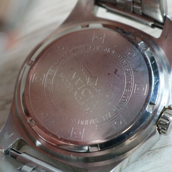 Invicta Men's Day Date Watch – Pre-Owned, New Battery, Round, Blue - Picture 7 of 10